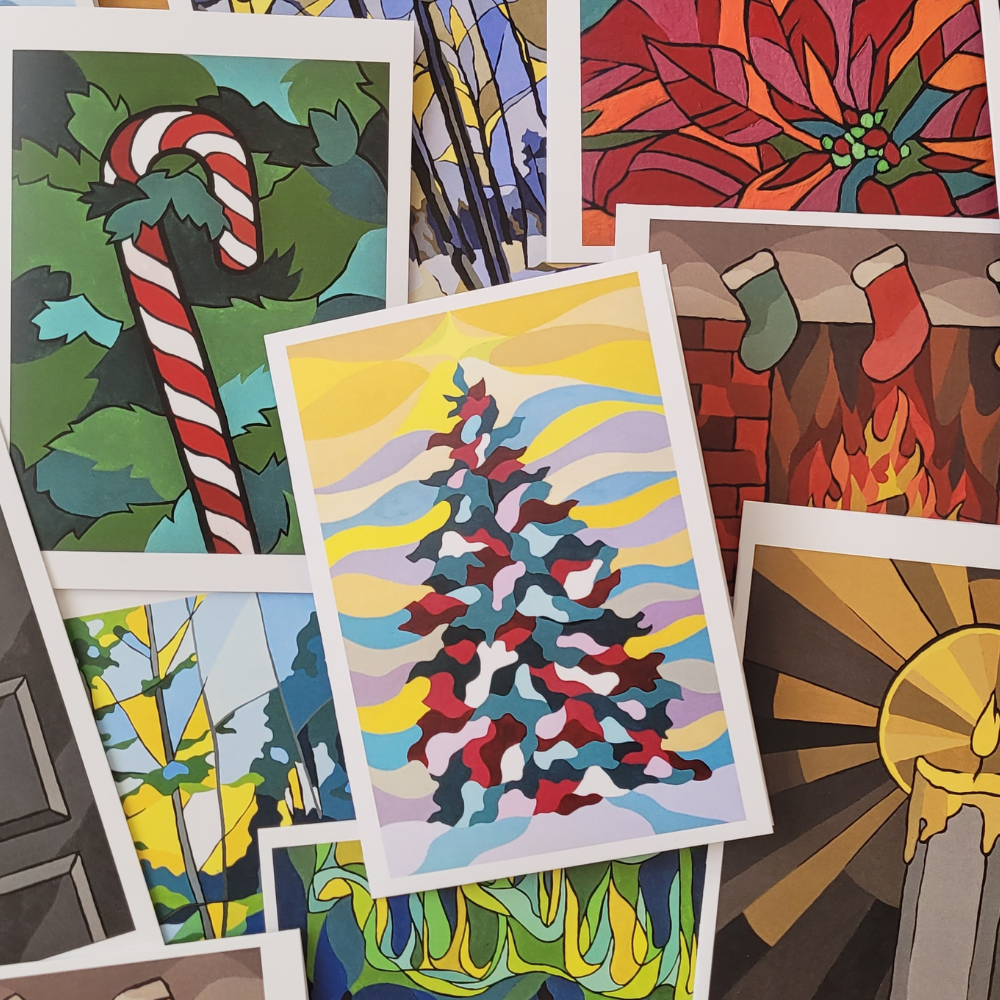 Seasons Greetings Sibley Art Cards, Assortment of 6