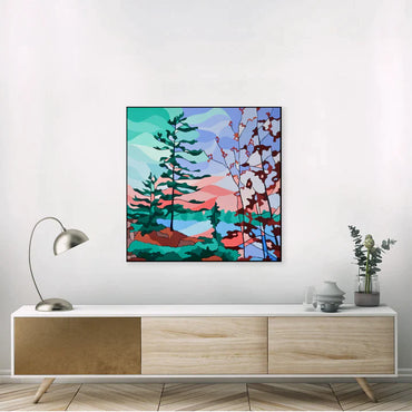 In The Pines 36x36 Canvas Print