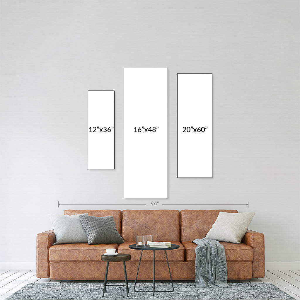 3 Panel Canvas Prints - Tall Trees