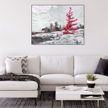 Red & Grey Pine Rocky Shoreline