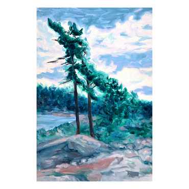 Pink Granite Rock Pines