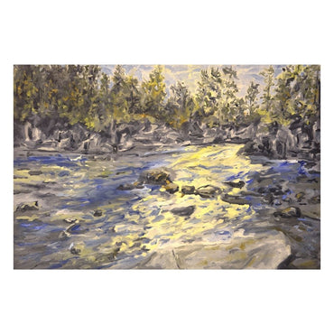 Blue River Rapids, Rocks & Trees
