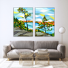 2 Panel Canvas Prints - Centennial Ridges Lookout Left & Right