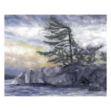 Georgian Rock, Lake, Tree