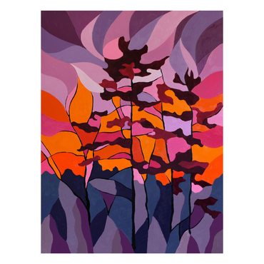 Purple Orange Sunset
