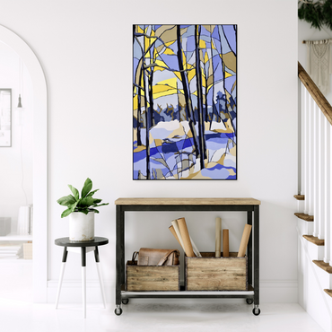 Winter River Bank