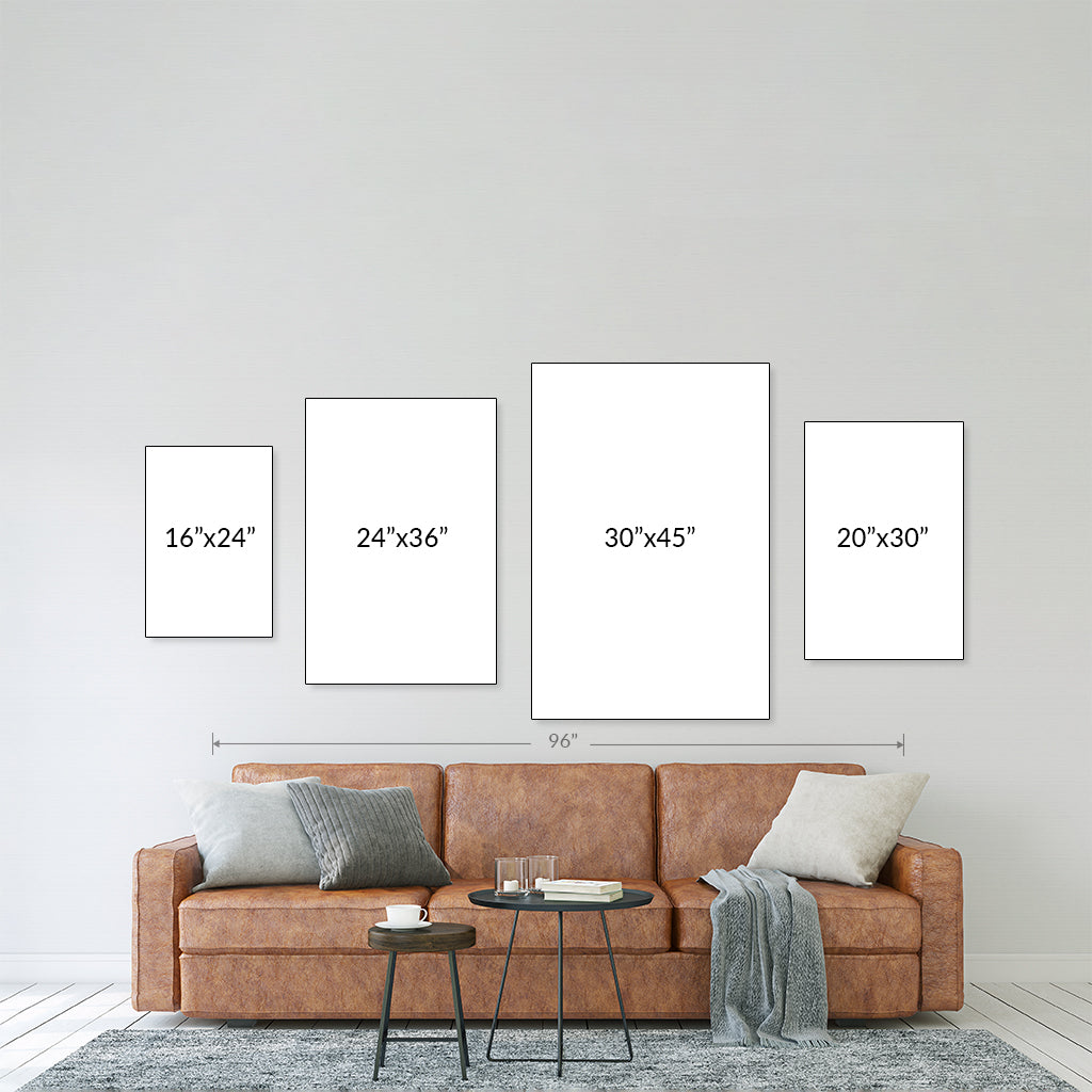 Sunshine, Happy and Red Birch 3-Panel Canvas Prints