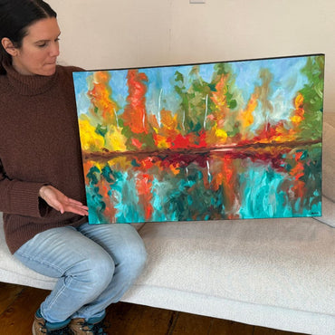 Mirrored Autumn Forest 30