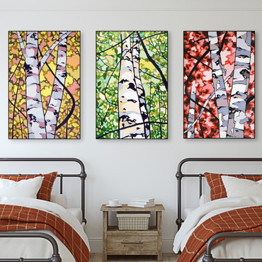 Birches 3-Panel 24