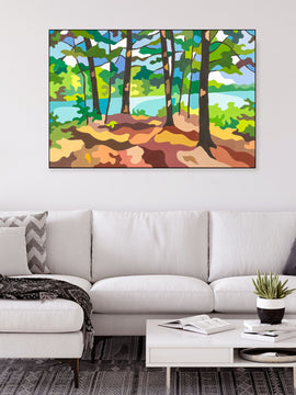 Clear Lake Through Trees