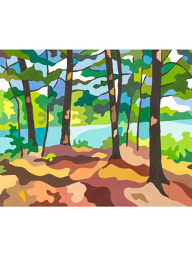 Clear Lake Through Trees