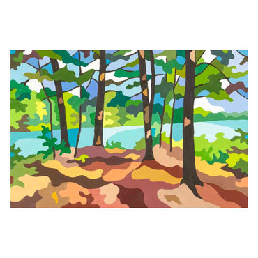 Clear Lake Through Trees