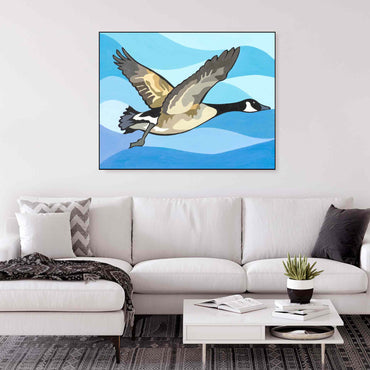 Goose in Flight