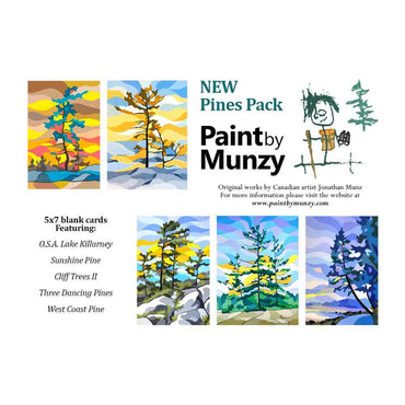 NEW Mixed Pack of Cards - Pines Themed