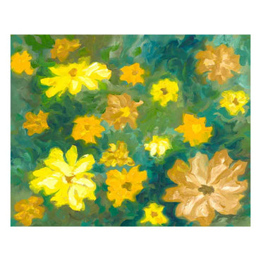 Yellow Floral Impression