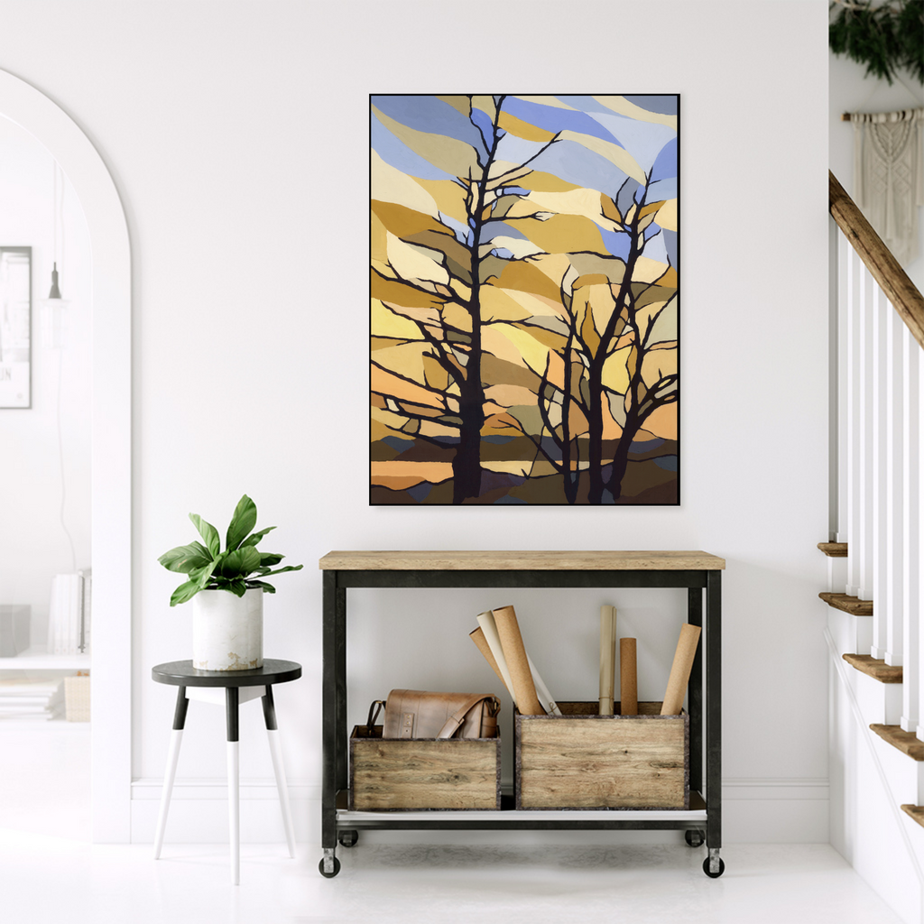 Liney Bare Trees Laurel Creek Kitchener Waterloo Art For Sale – Paint ...