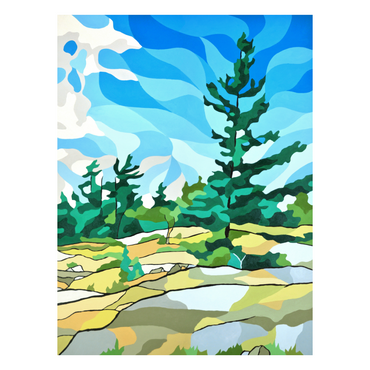 Blue Sky Rock Pine
