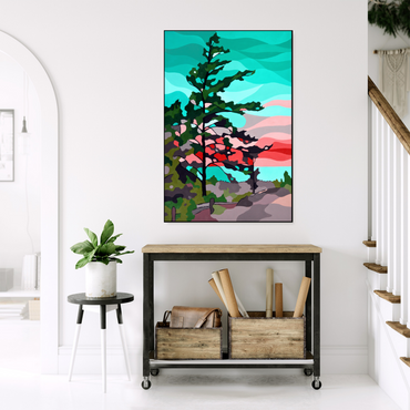 Beach Sunset Pine